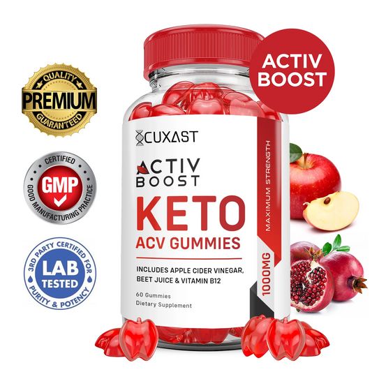 CUXAST® Activ Boost Keto ACV Gummies 1000MG™
