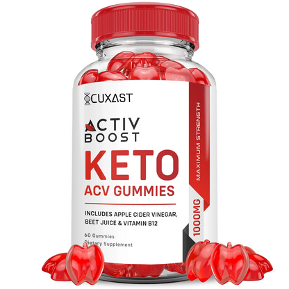CUXAST® Activ Boost Keto ACV Gummies 1000MG™