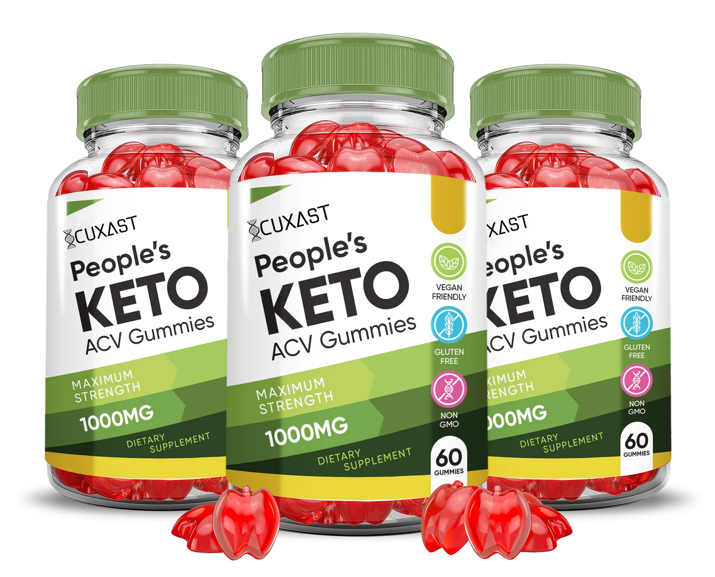 CUXAST® Peoples Keto ACV Gummies 1000MG™