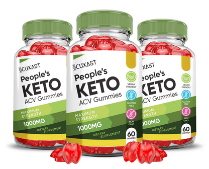 CUXAST® Peoples Keto ACV Gummies 1000MG™