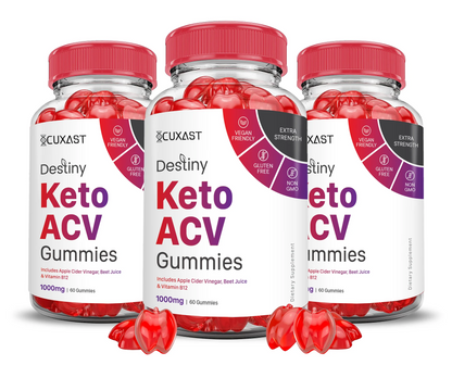 CUXAST® Destiny Keto ACV Gummies 1000MG™