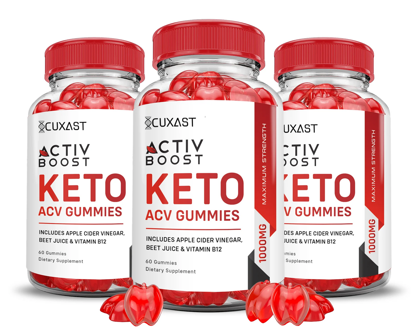 CUXAST® Activ Boost Keto ACV Gummies 1000MG™
